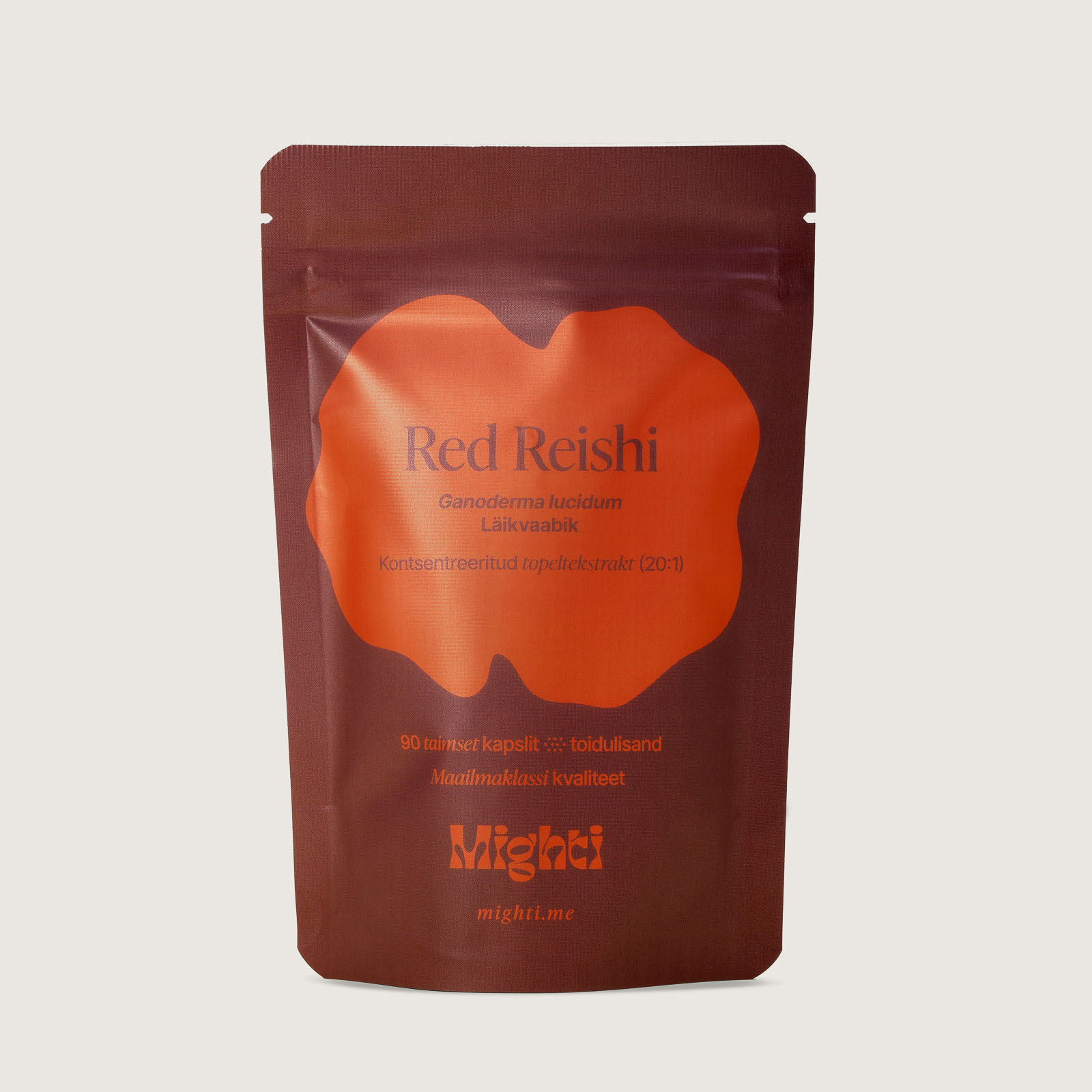 Mighti: Reishi ekstrakt, 90 taimset kapslit